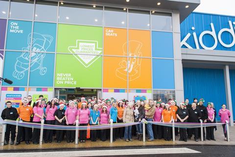 The store also features a children’s play area